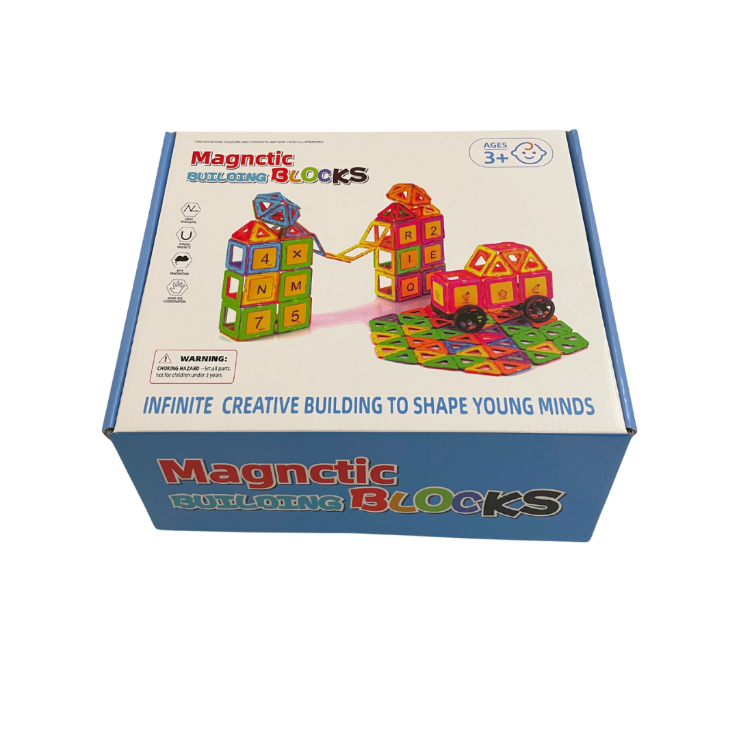 Magnetic Building Blocks – 118 Pieces