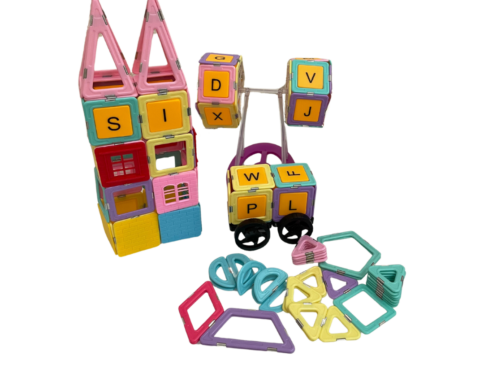 Magnetic Building Blocks – 158 Pieces