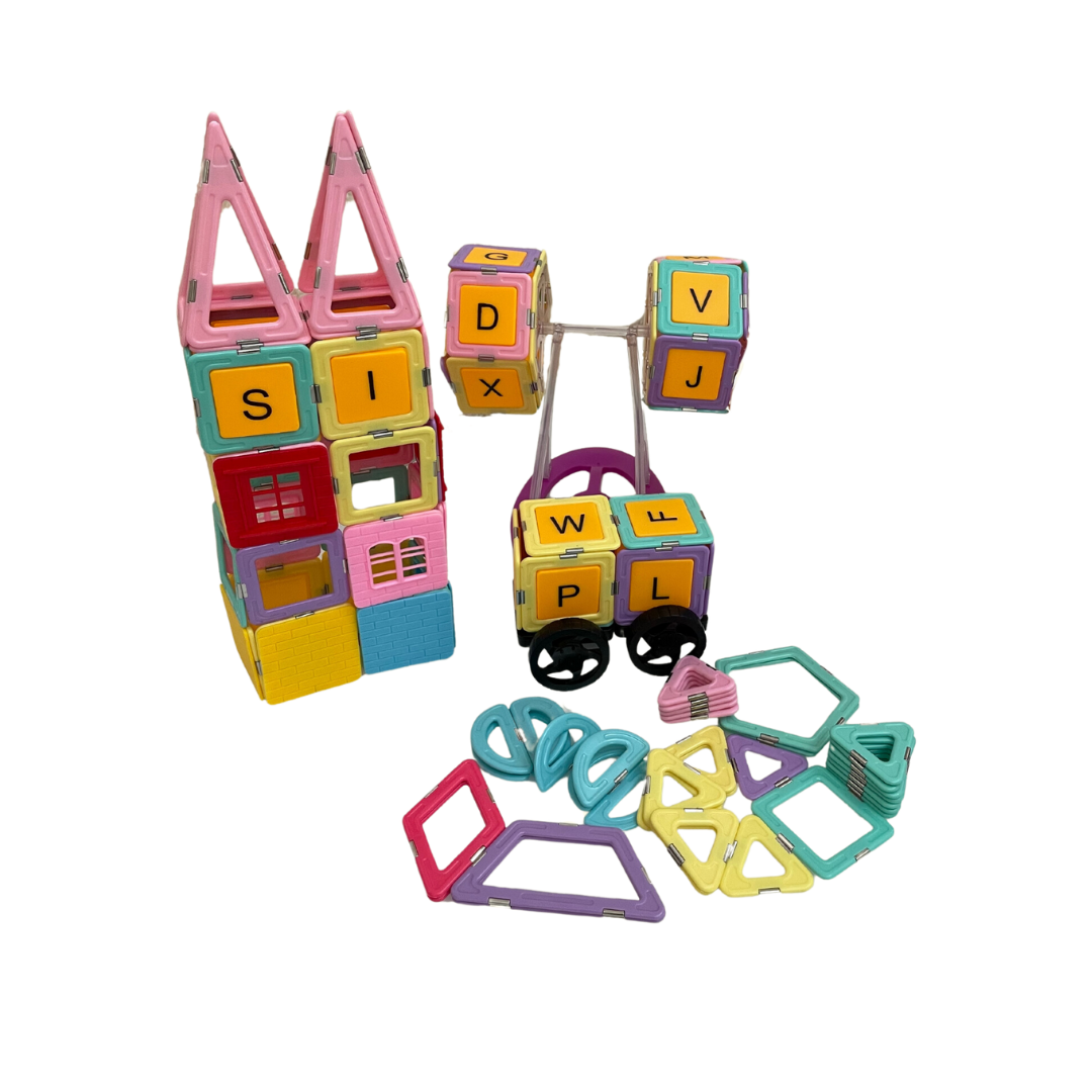 Magnetic Building Blocks – 158 Pieces